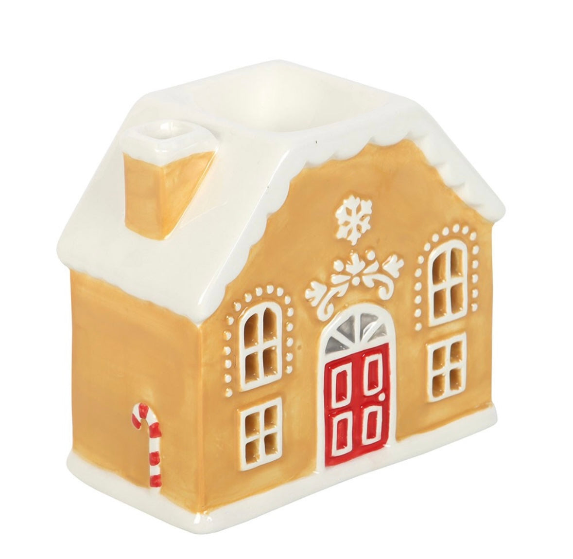 Candy Cane Gingerbread House Burner