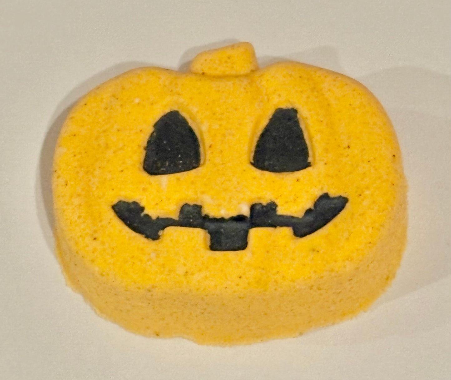 Pumpkin shaped bath bomb