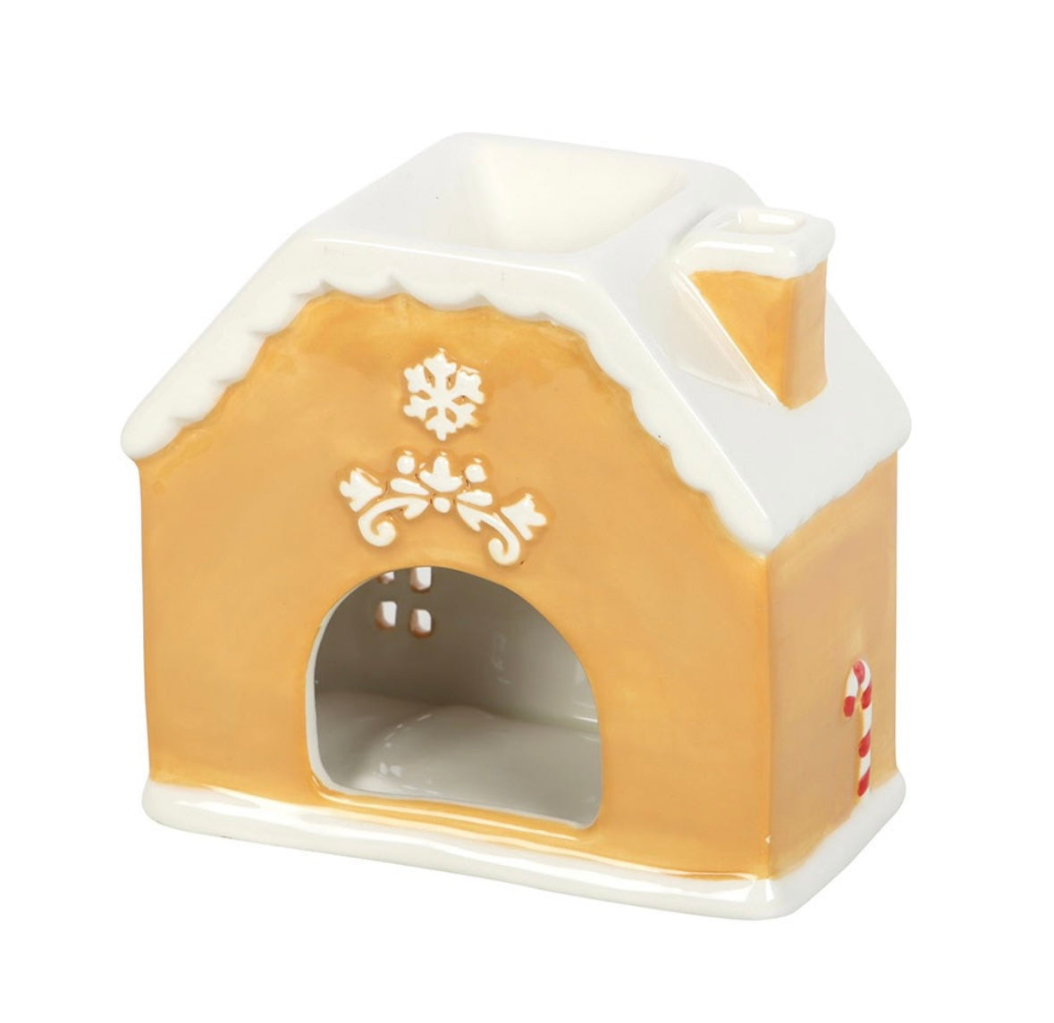 Candy Cane Gingerbread House Burner
