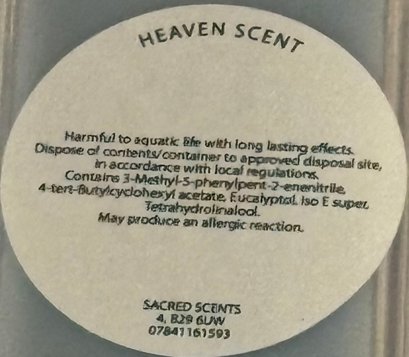 Heaven Scent wax melt clamshell
