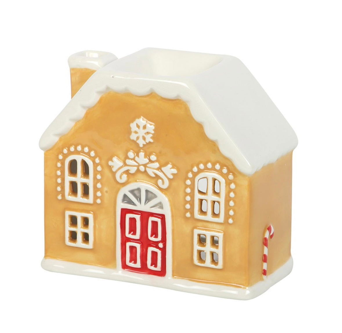 Candy Cane Gingerbread House Burner