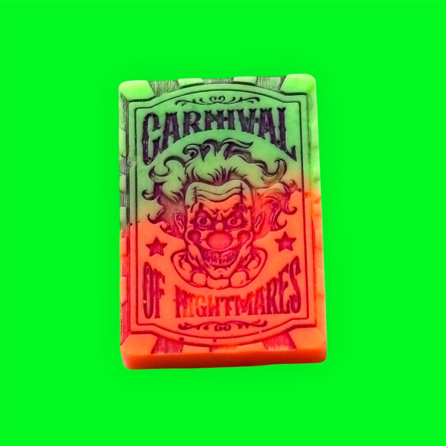 Carnival of Nightmares wax melt shape