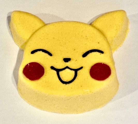 Pikachu shaped bath bomb