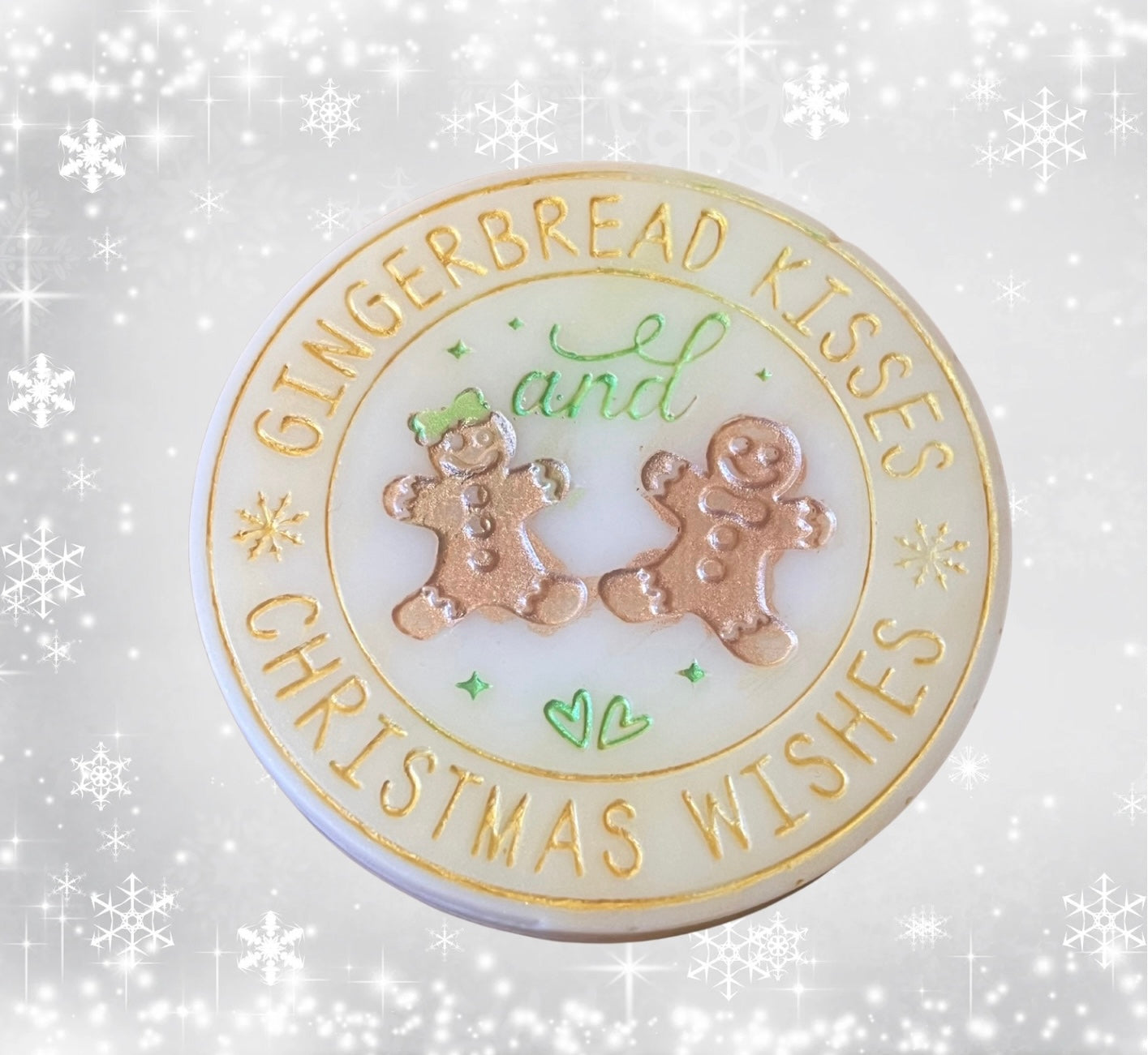 Gingerbread Kisses Wax Melt Shape