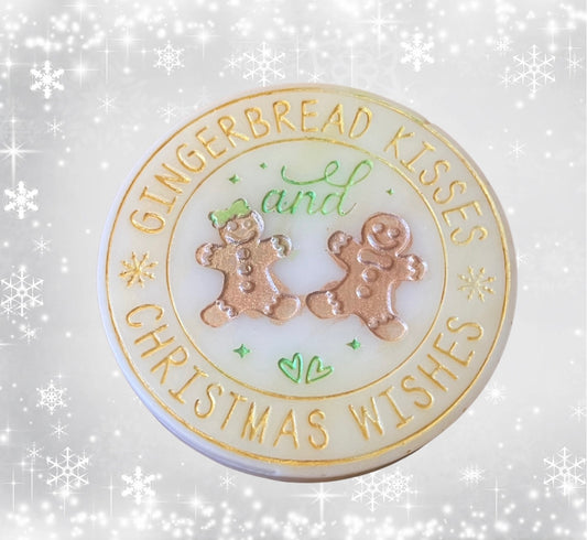 Gingerbread Kisses Wax Melt Shape