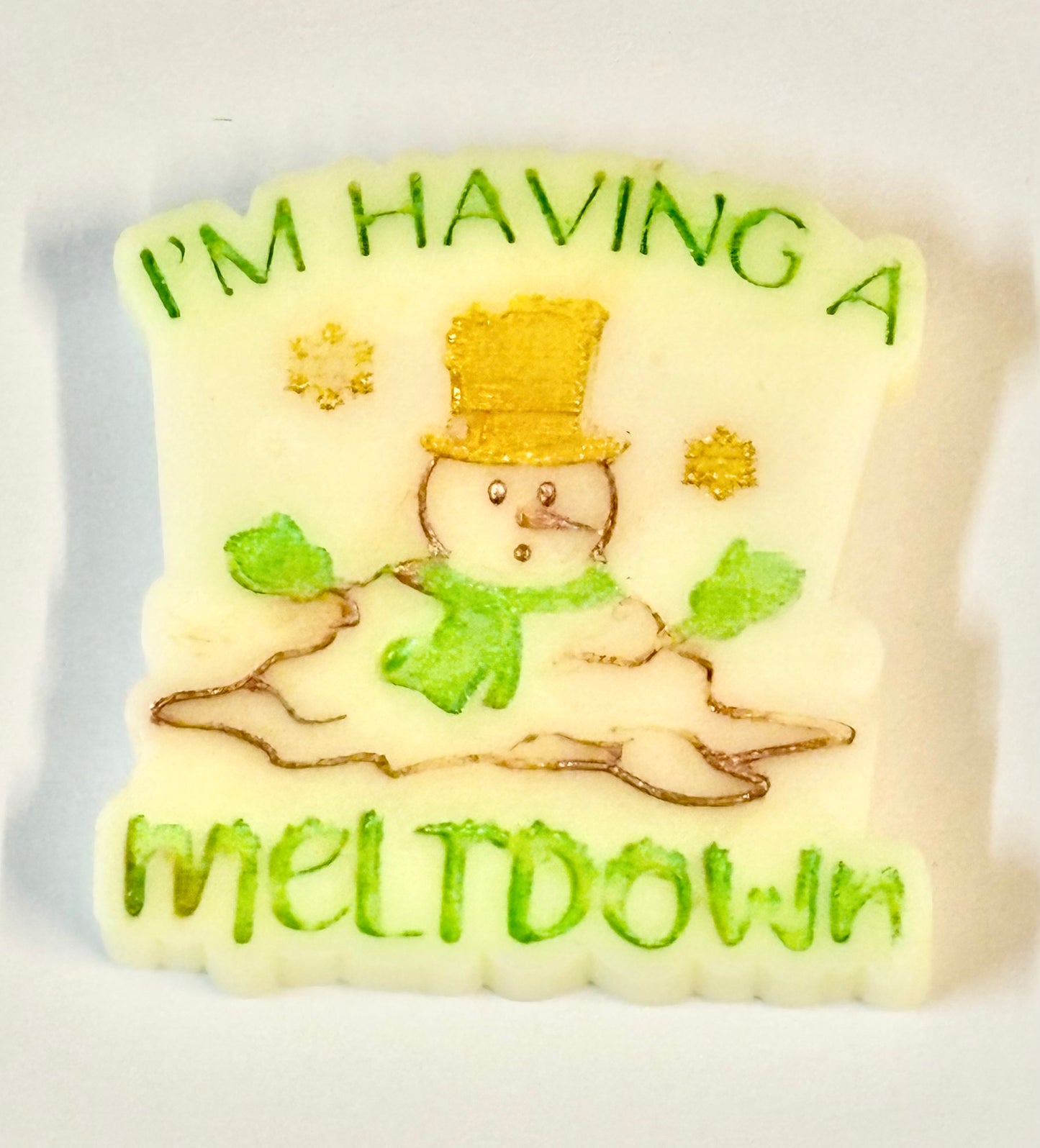 I’m Having a Meltdown wax melt shape