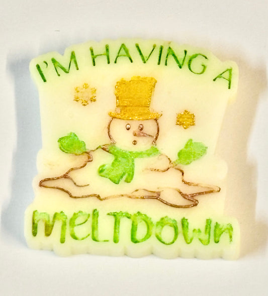 I’m Having a Meltdown wax melt shape