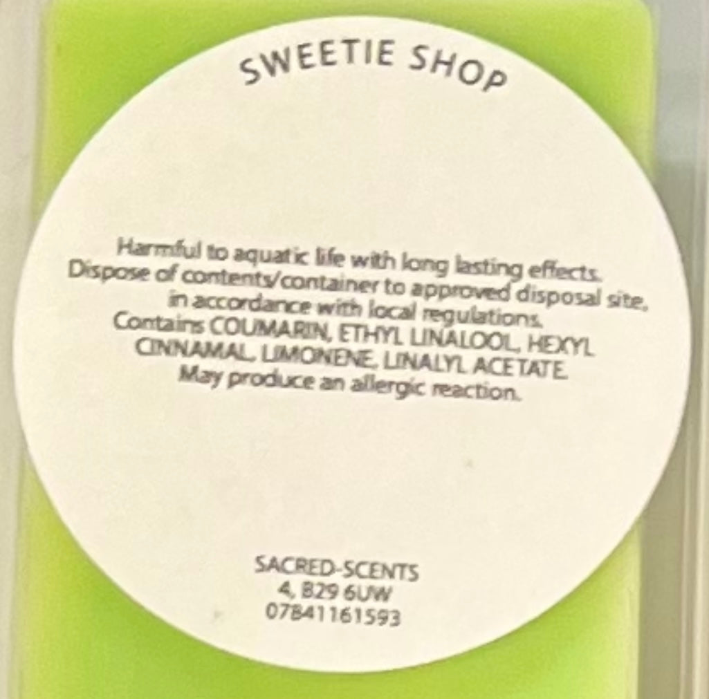 Sweetie Shop Wax Melt Clamshell