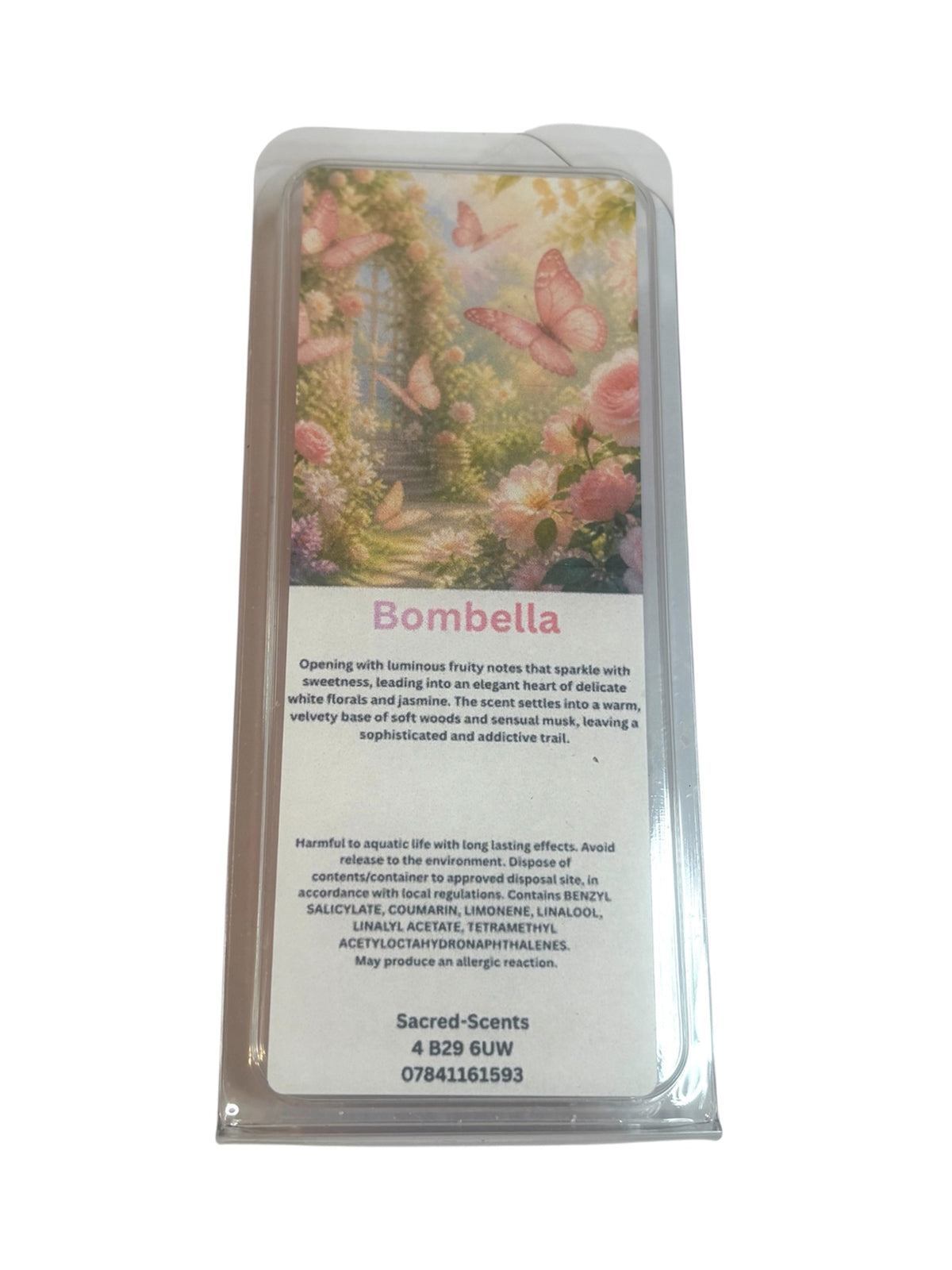 Bombella wax melt clamshell