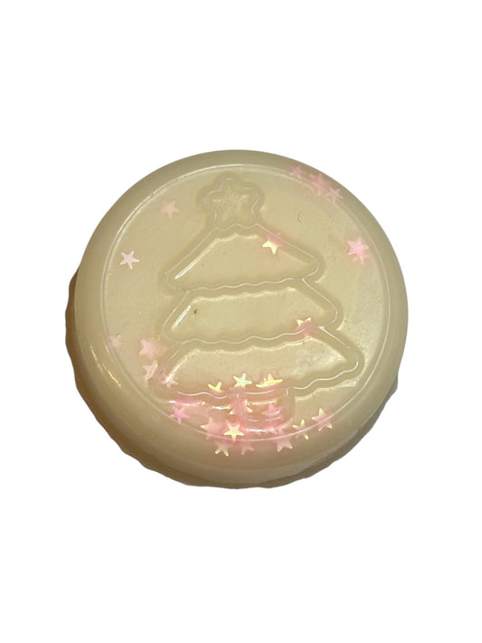 Christmas Tree shaped mini wax melt clamshell