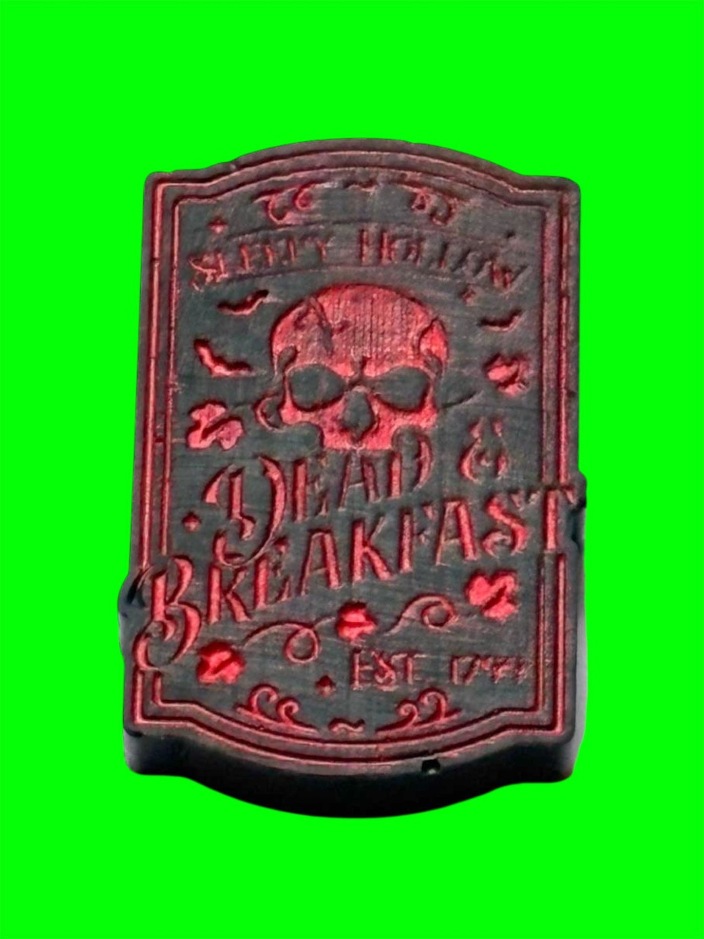 Dead & Breakfast wax melt shape