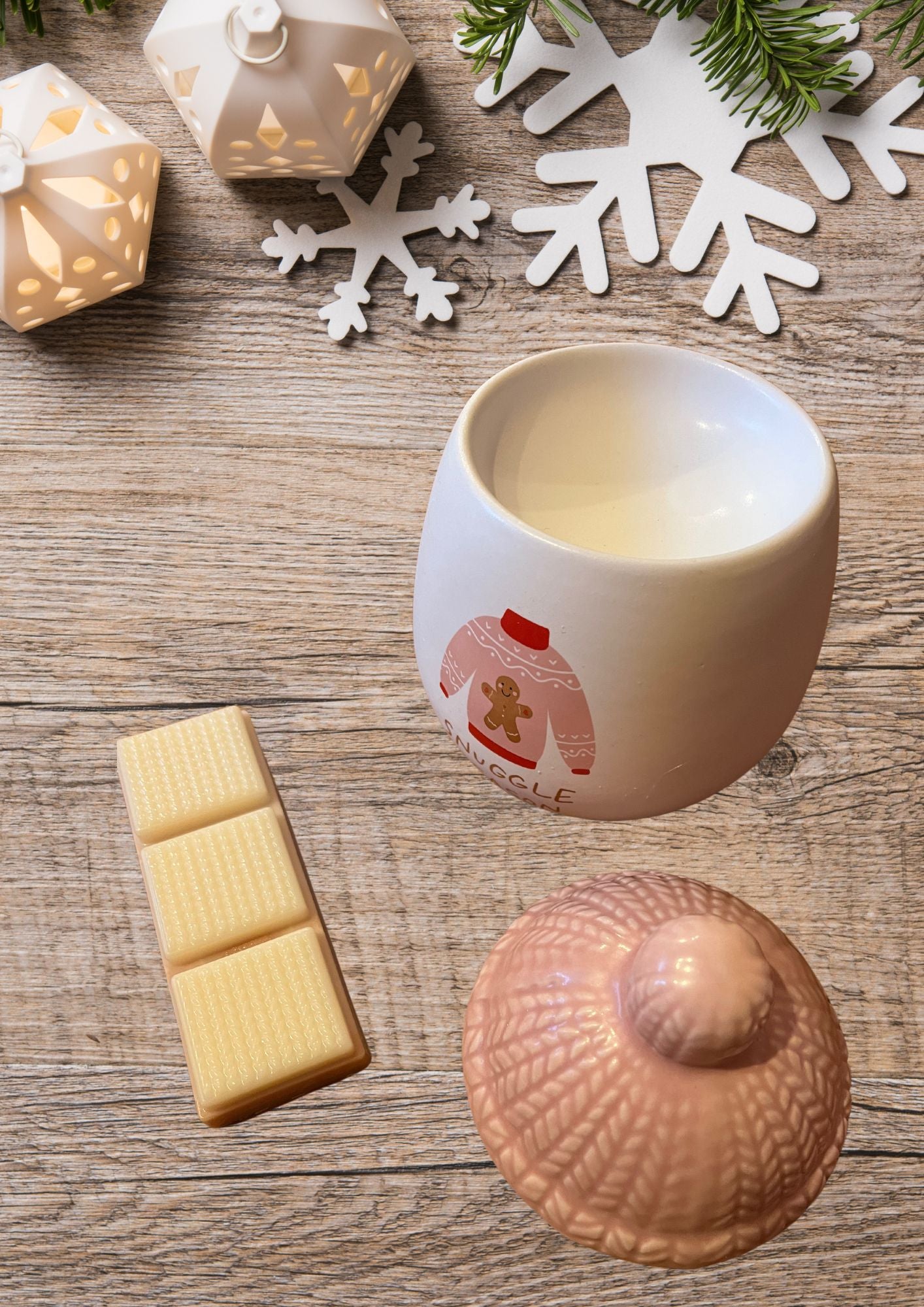 Marshmallow & Gingerbread clamshell