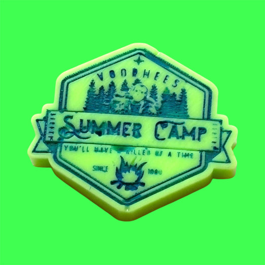 Vorrhees Summer Camp wax melt shape
