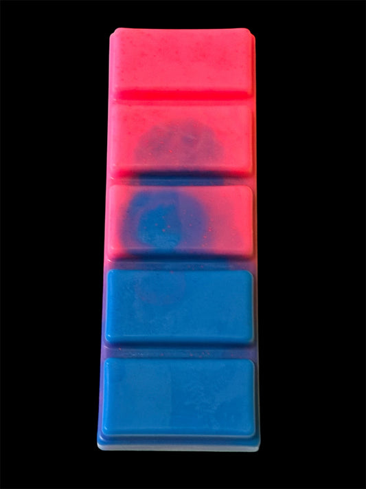 Bubblegum wax melt clamshell