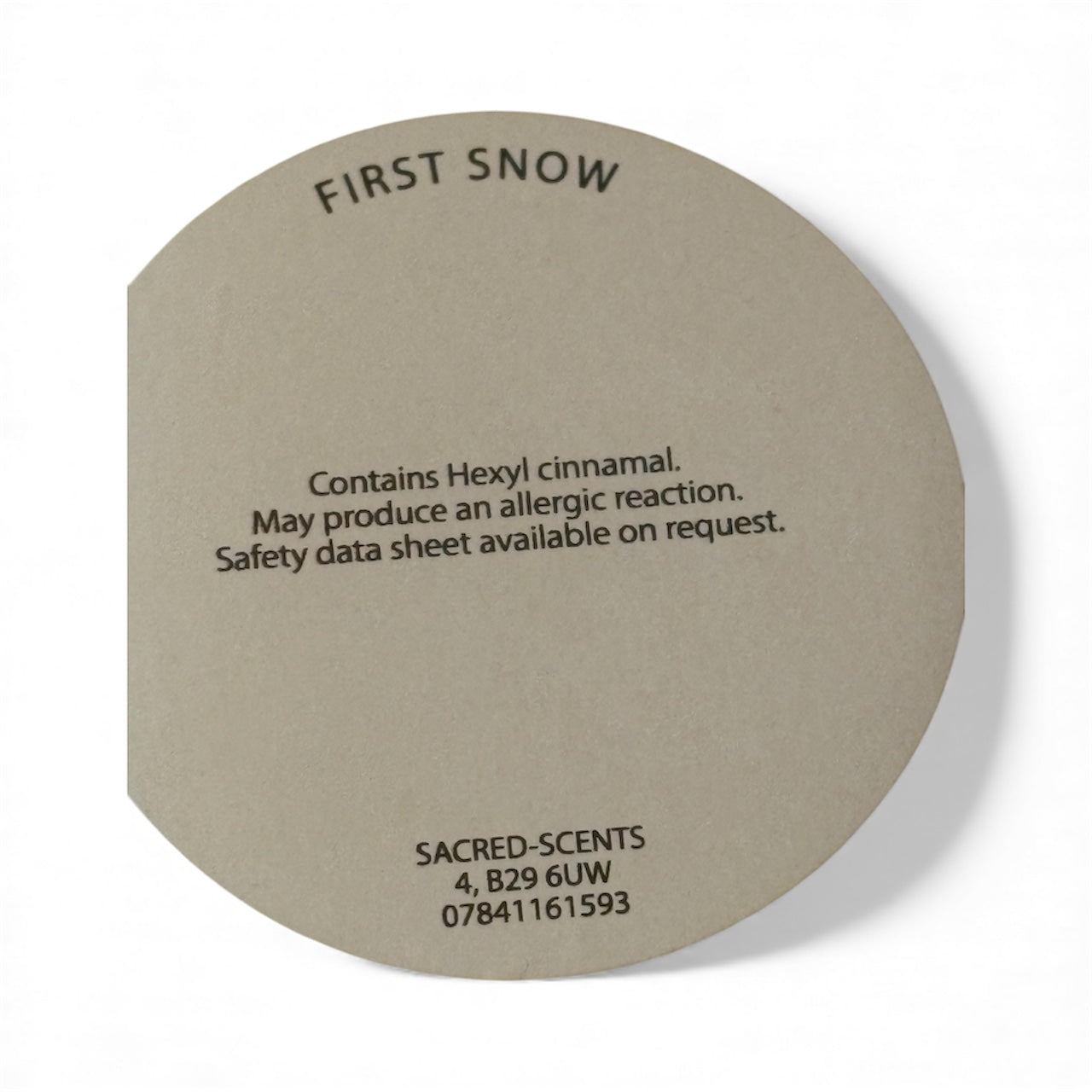 First Snow Christmas Wax Melt Clamshell