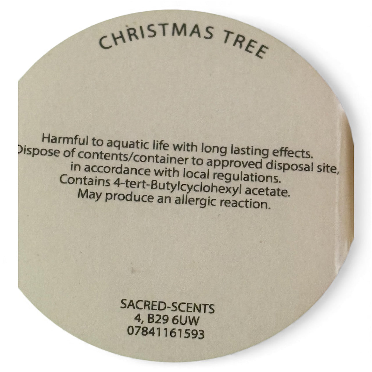 Christmas Tree Christmas Wax Melt Clamshell