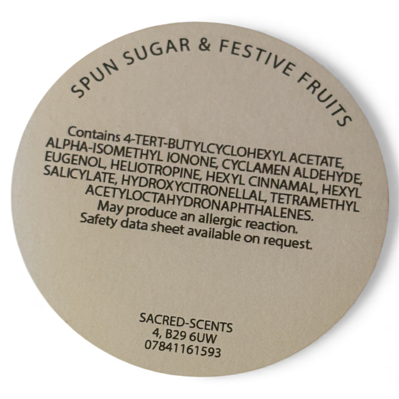 Spun Sugar & Festive Fruits Christmas Wax Melt Clamshell