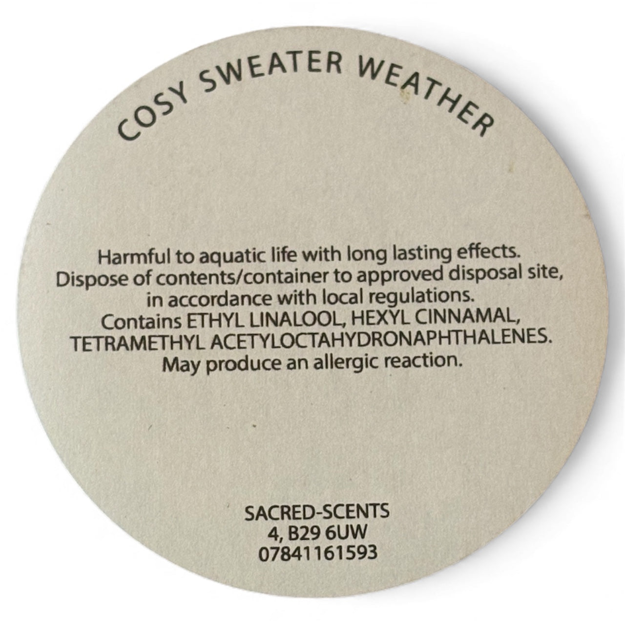 Cosy Sweater Weather Christmas Wax Melt Clamshell