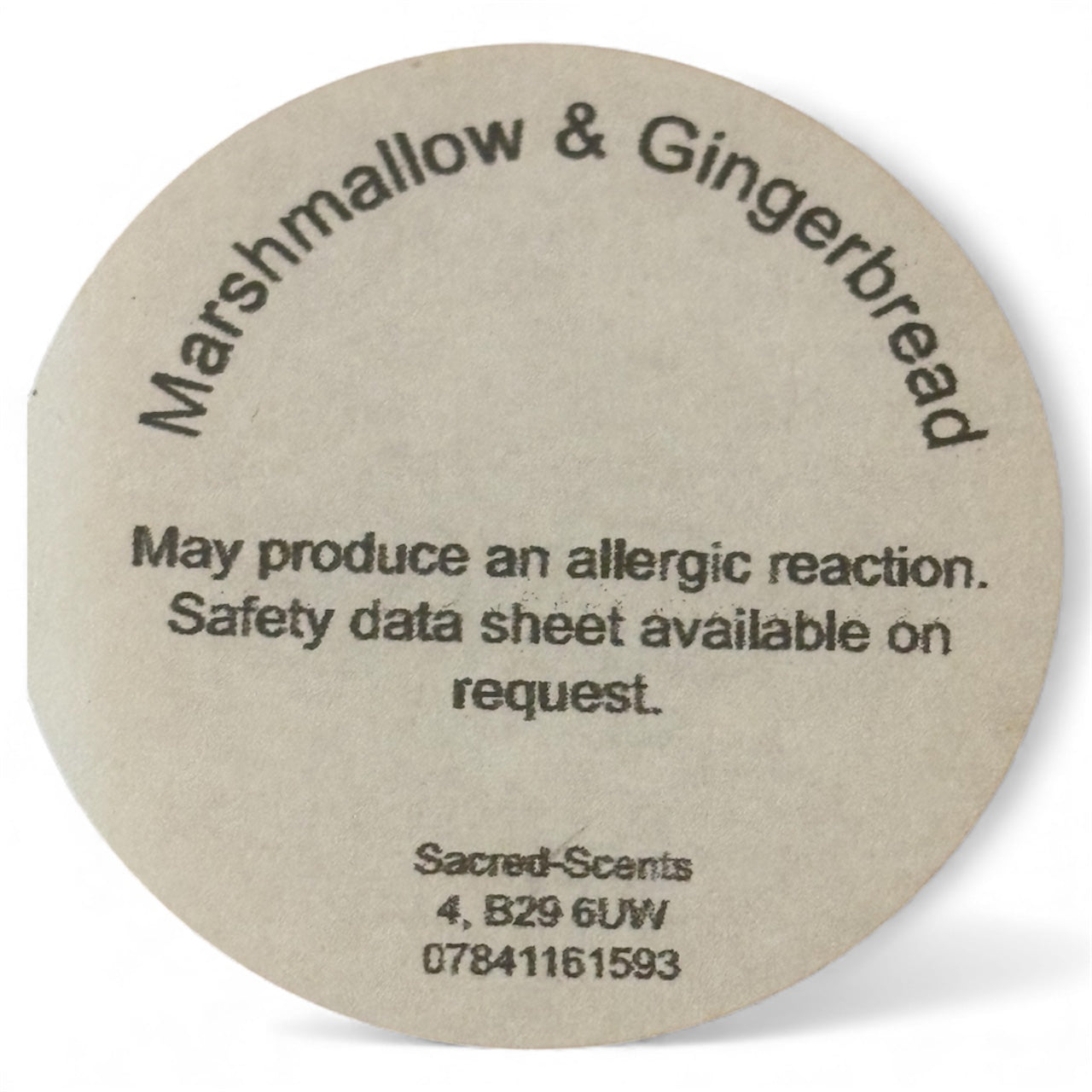 Marshmallow & Gingerbread Christmas Wax Melt Clamshell