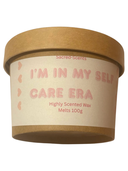 I’m In My Self Care Era Tub of Wax Melt Hearts 100g