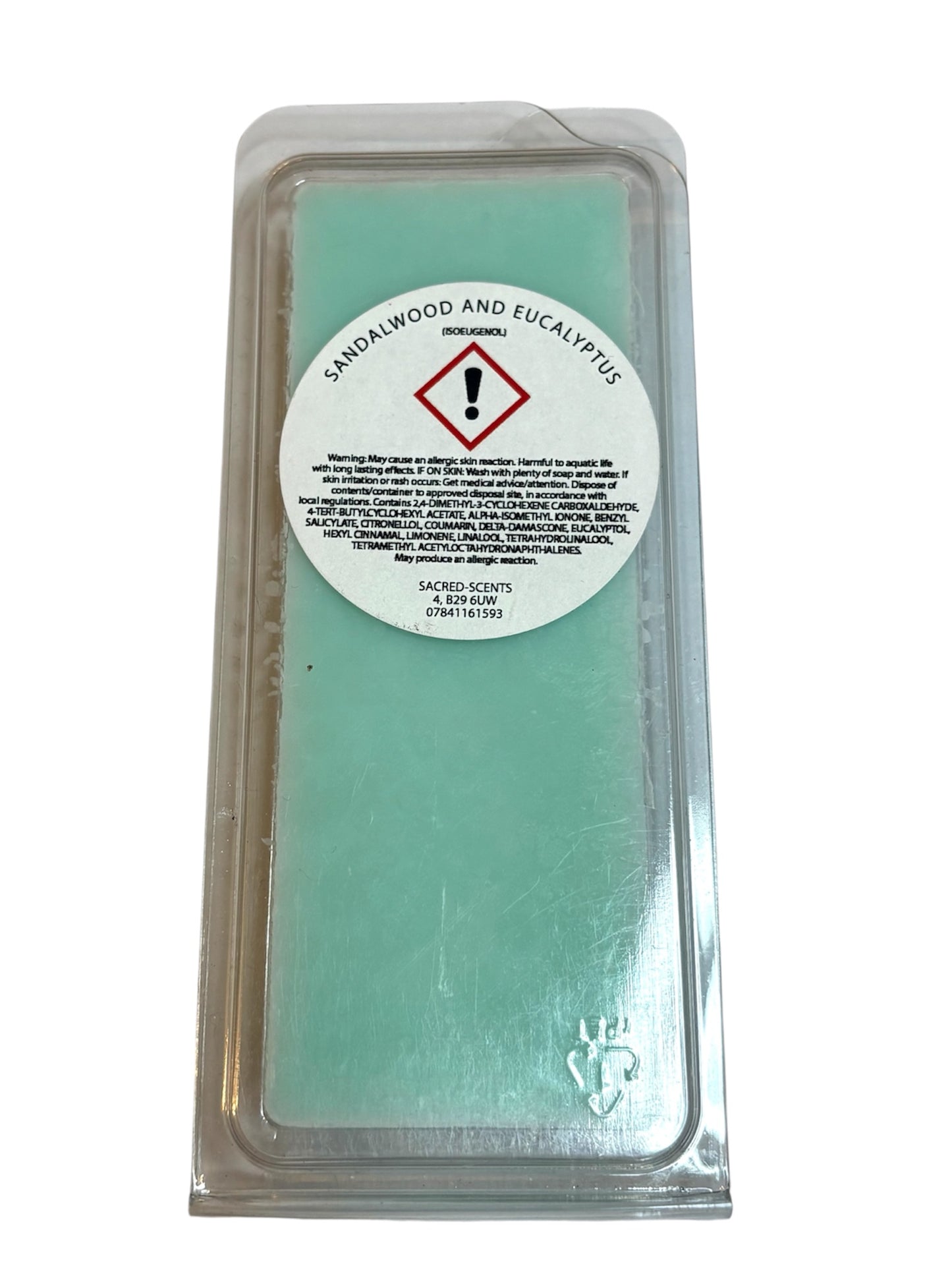 Sandalwood & Eucalyptus Wax Melt Clamshell