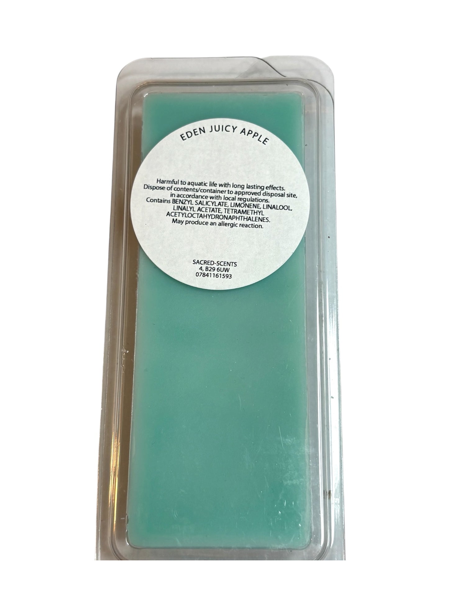 Eden Juicy Apple wax melt clamshell