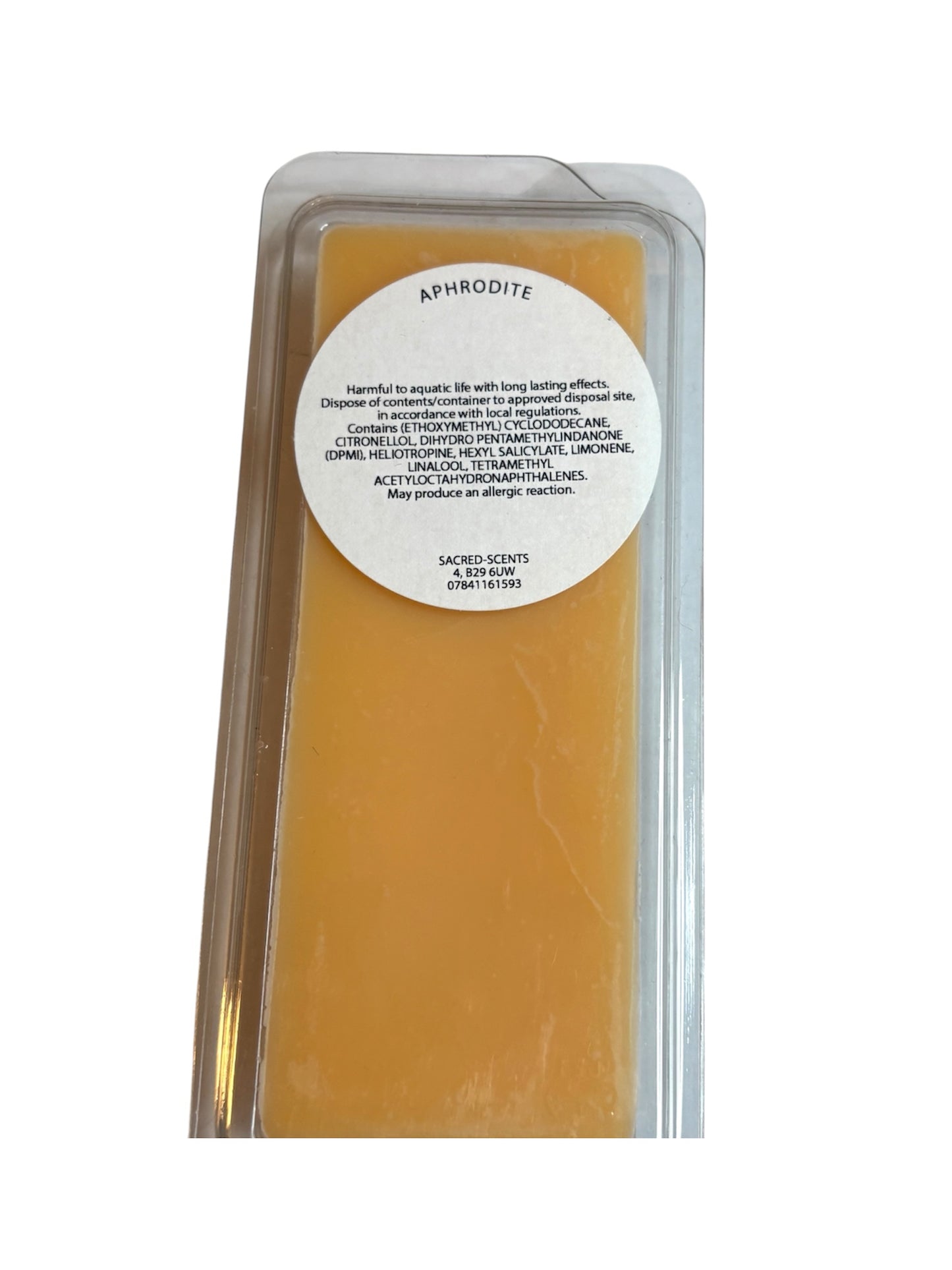 Aphrodite wax melt Clamshell