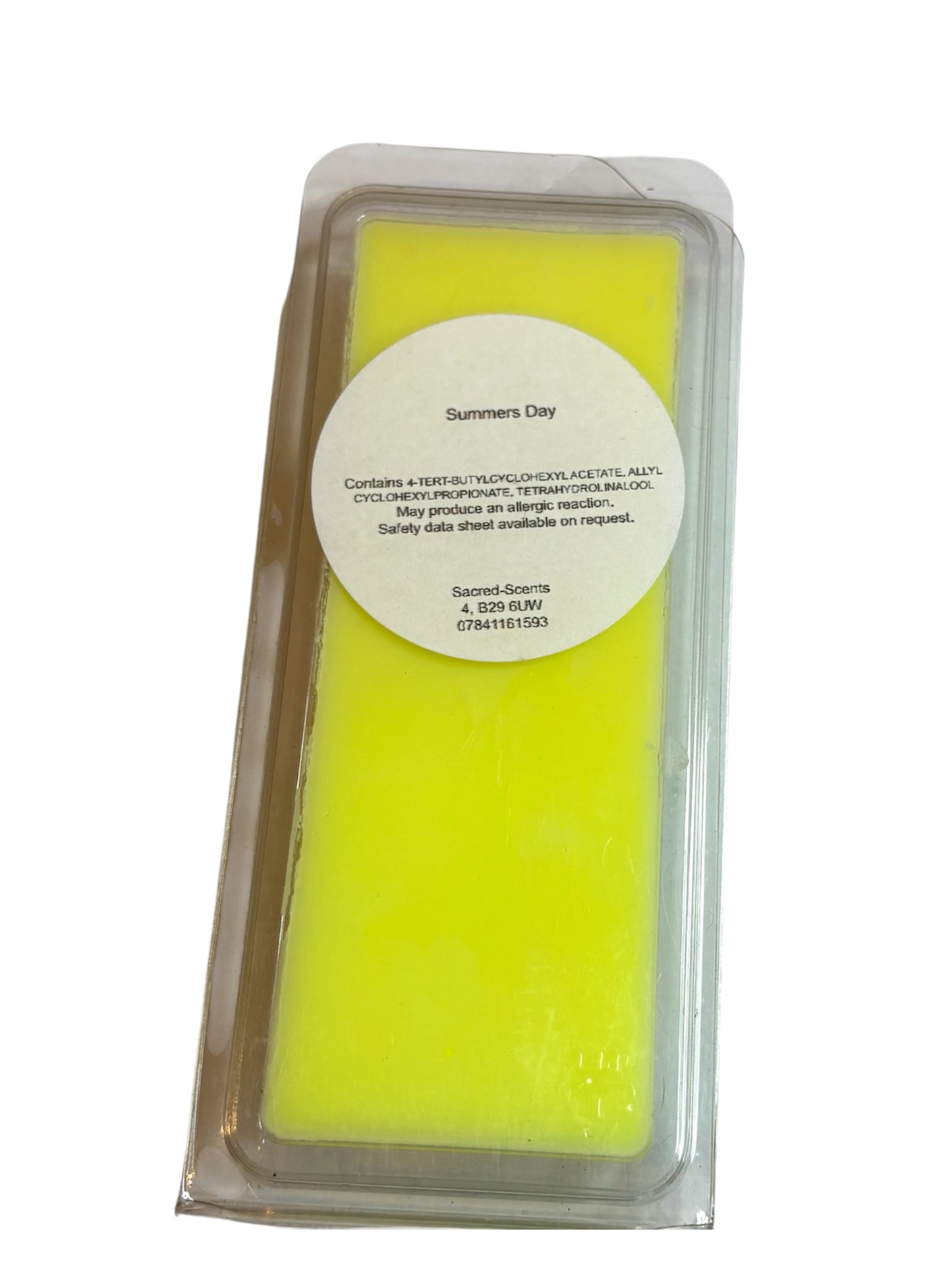 Summer's Day Wax Melt Clamshell