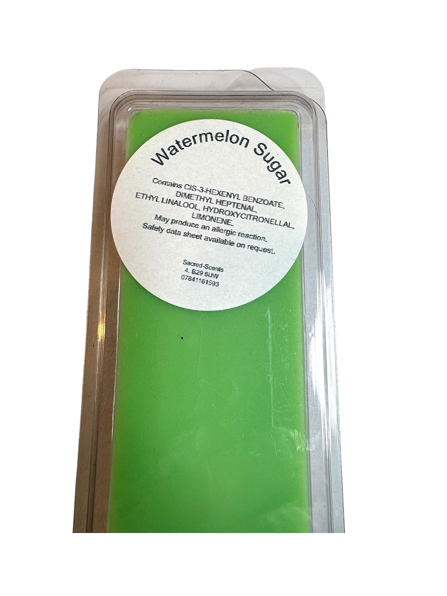 Watermelon Sugar wax melt clamshell