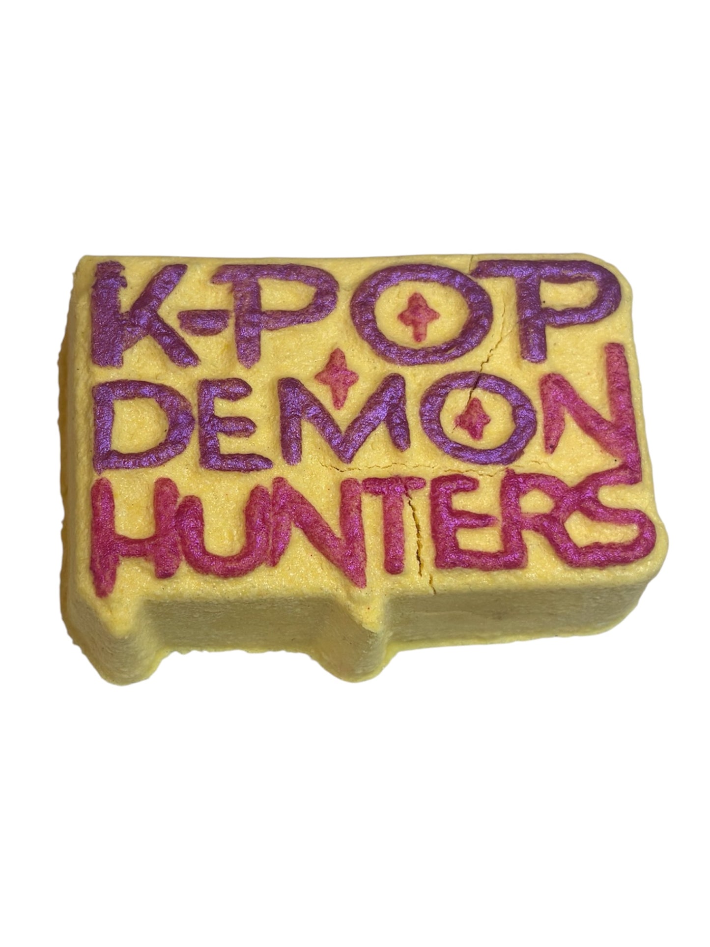 K-pop Demon Hunter inspired bath bomb