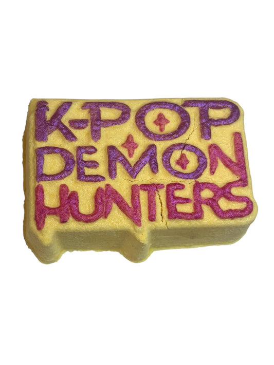 K-pop Demon Hunter inspired bath bomb