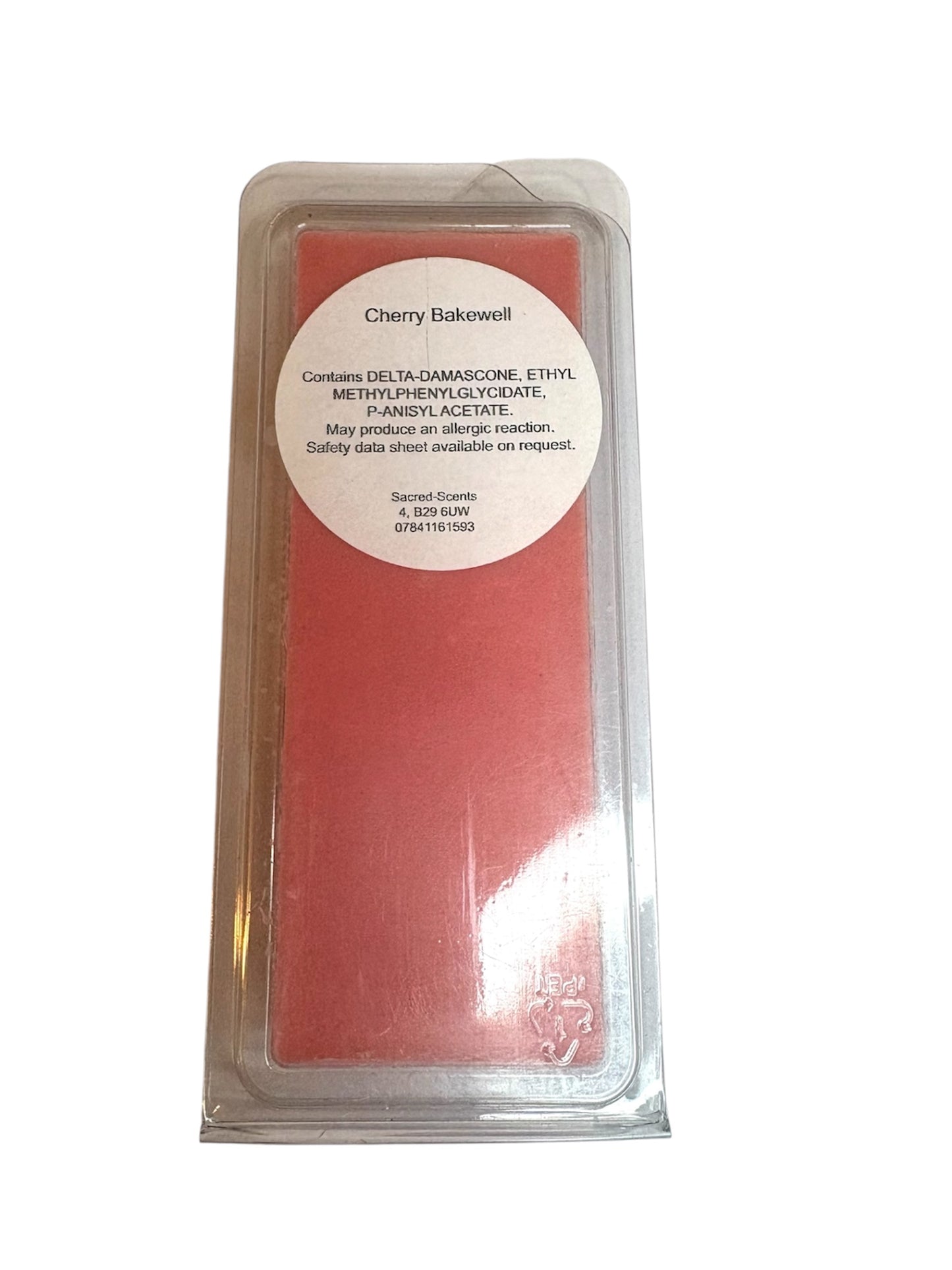 Cherry Bakewell Wax Melt Clamshell