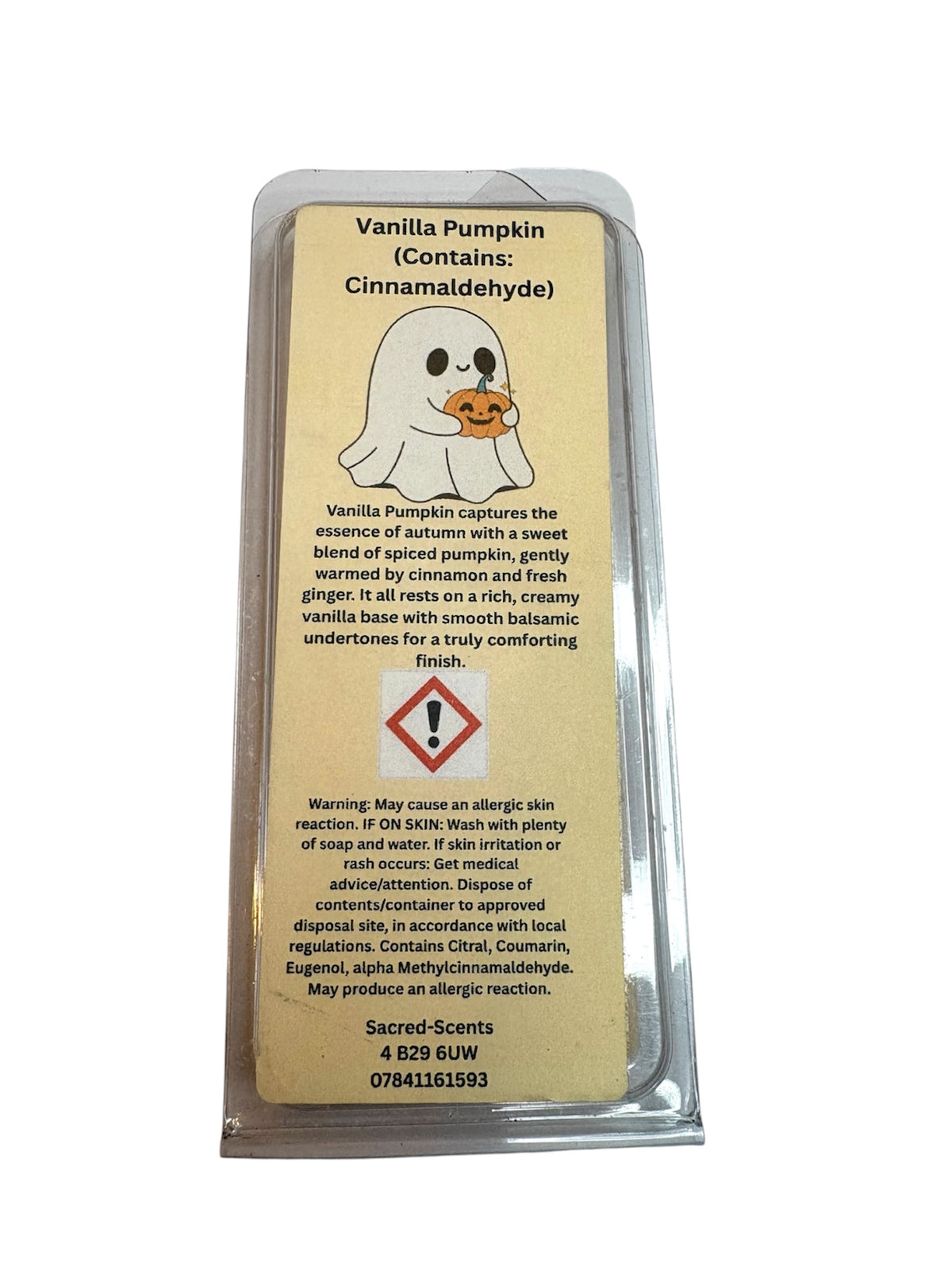 Vanilla Pumpkin clamshell