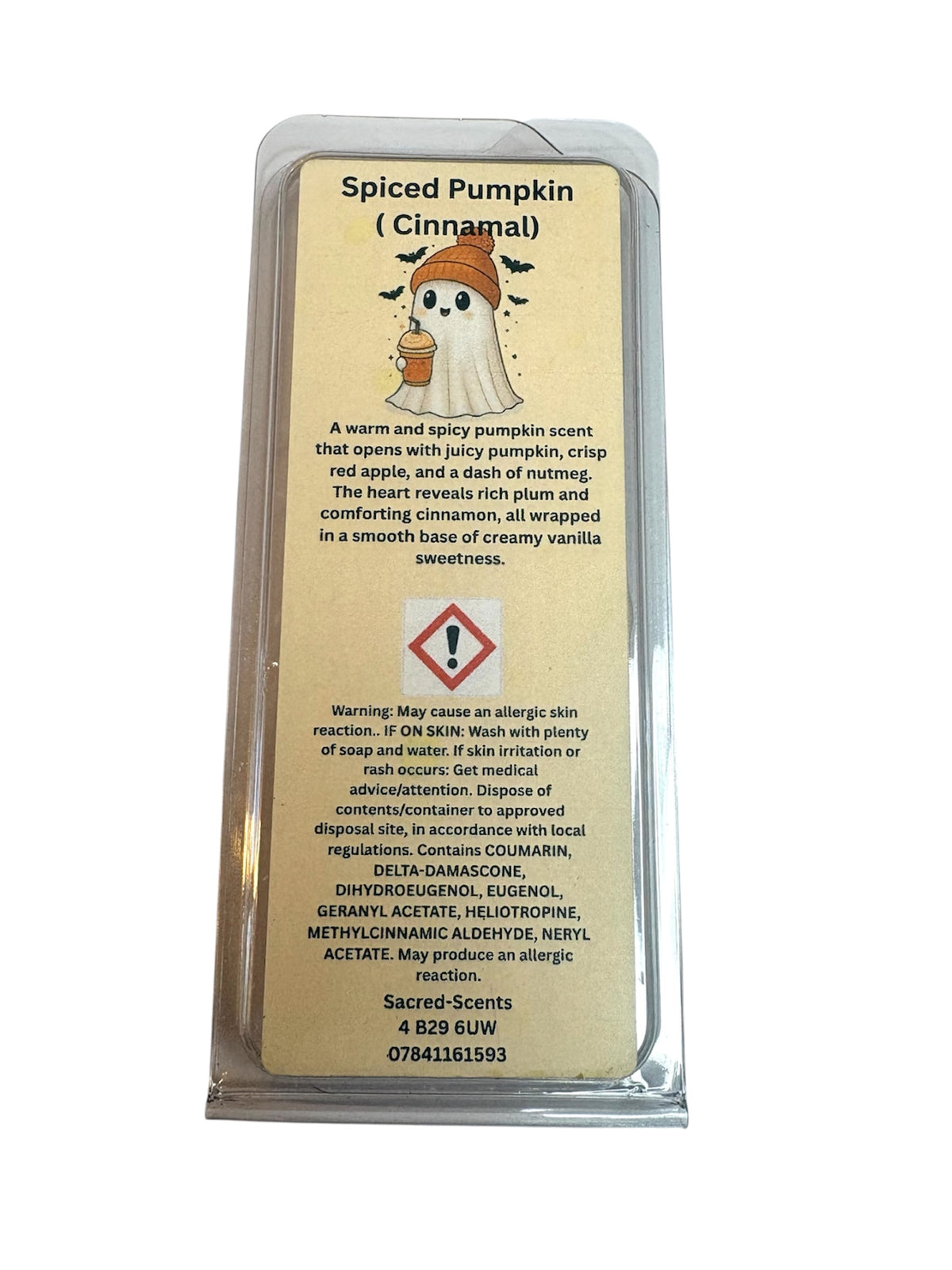 Spiced Pumpkin clamshell