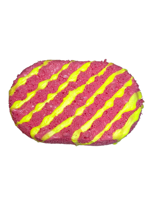 Rhubarb & Custard Scented Exfoliating Soap Sponge