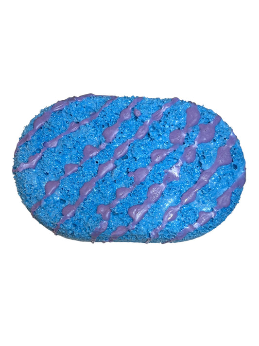 Dark Plum & Sandalwood Scented Exfoliating Soap Sponge