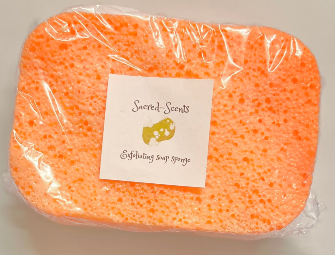 Aphrodite Scented Exfoliating Soap Sponge Sacredscents