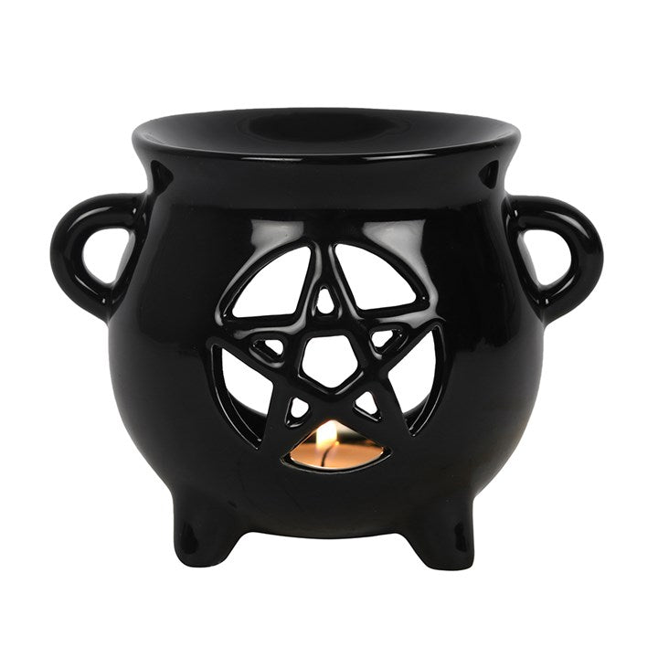 Black Pentagram Cauldron burner