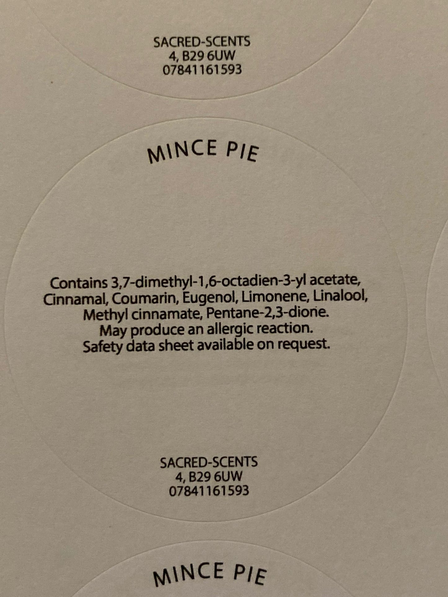 Polar Express Golden Ticket wax melt shape