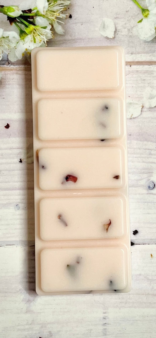 Rose wax melt clamshell